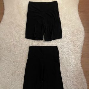 ARITZIA TNA BIKE SHORTS SIZE S AND M